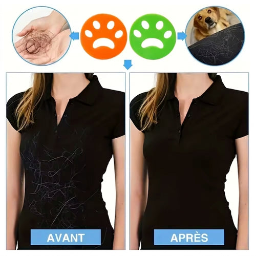 Attrape-Poils Lave-Linge FluffOff™ (x4)